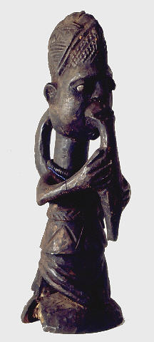 Yoruba Wood Eshu Figure